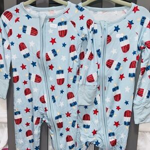 Patriotic Popsicle Baby Onesies
